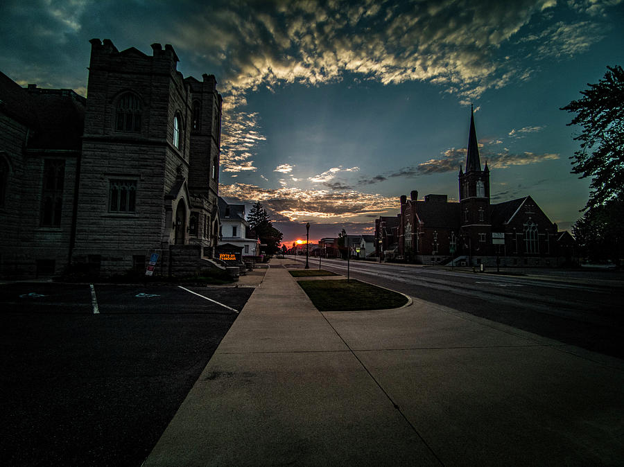 Sunday Morning Church Sunrise Photograph by Danny Mongosa