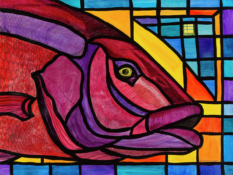 Sunday Morning Snapper Painting by Steve Shaw
