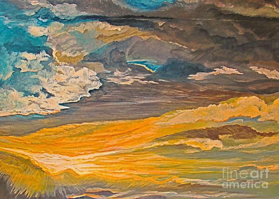 Sunday Sunrise Larger Format Painting by Barbara Donovan