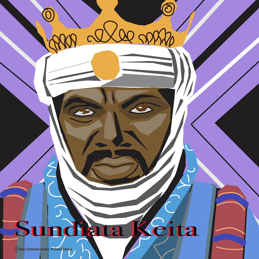 Sundiata Keita Digital Art by Michael Chatman Fine Art America