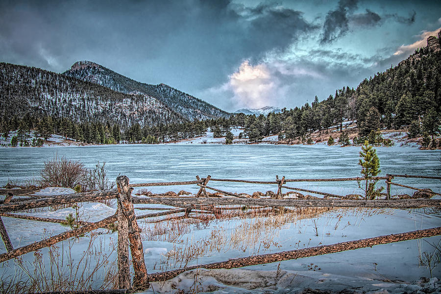 Sundown at Lily Lake, Rocky Mountain National Park by Marcy Wielfaert Sundown at Lily Lake, Rocky Mountain National Park by Marcy Wielfaert
