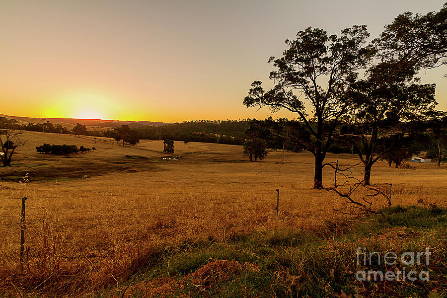 Sundown at the Peninsula, Bridgetown, Western Australia #2 Photograph by Elaine Teague