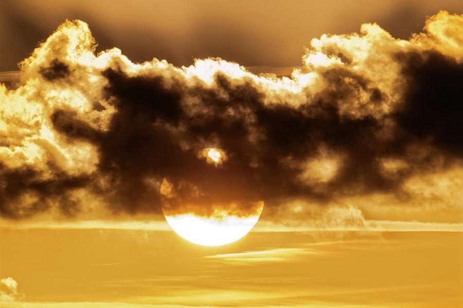 Sundown Clouds Photograph by Ron Dubin