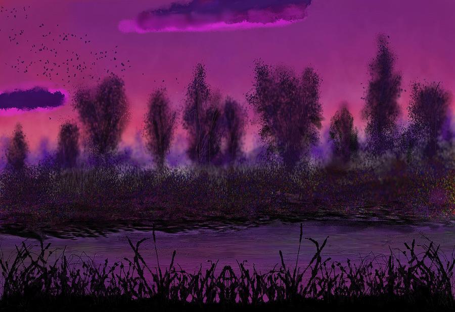 Sundown Fades into Twilight Digital Art by Robert Rearick