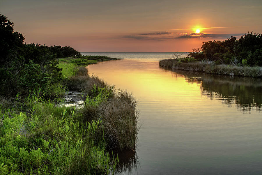 Sundown Over Pamlico Photograph by Eric Albright