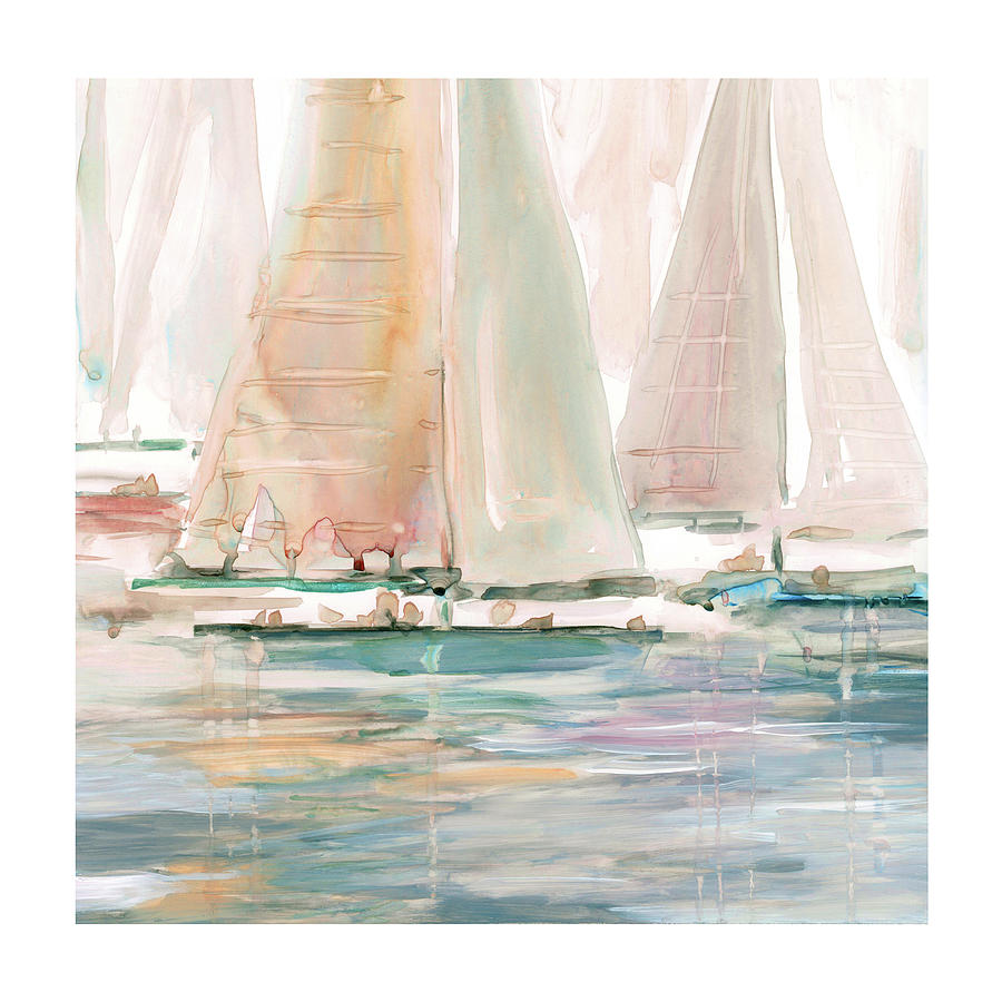 Sundrenched Sails Painting by Carol Robinson