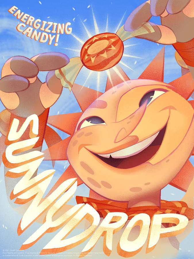Sundrop Illustration Poster Painting by Zoe Davies Pixels
