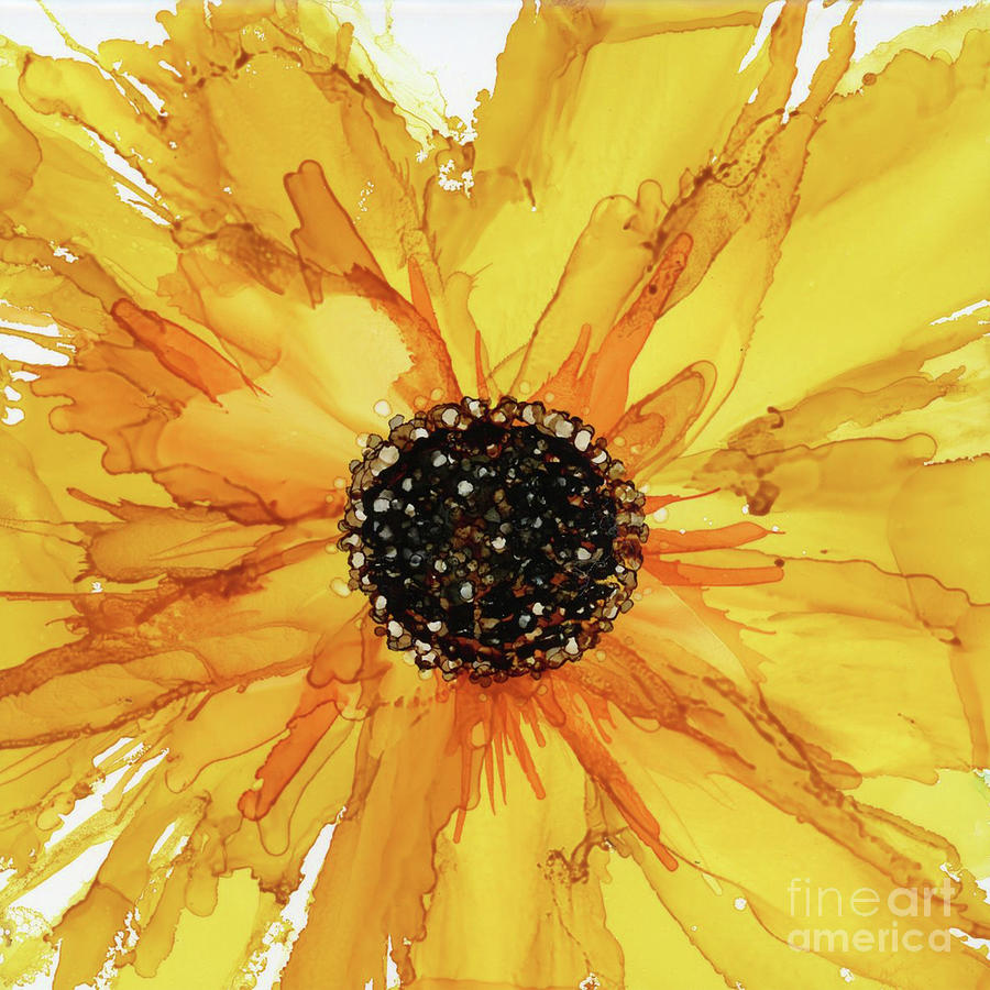 Sunflower #1 Painting by Julie Greene-Graham