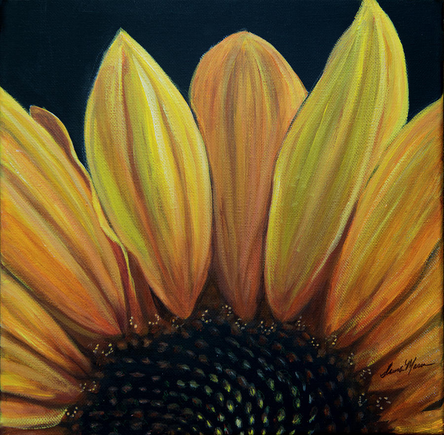 Sunflower 2 Painting by Irma Mason