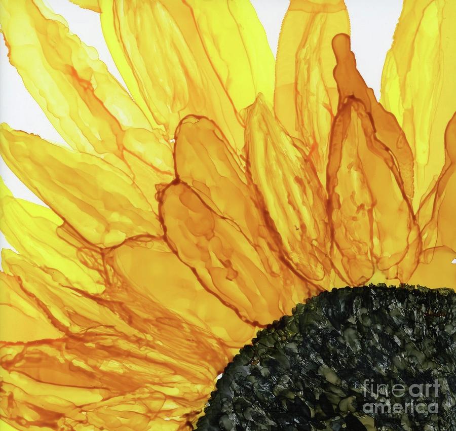 Sunflower #2 Painting by Julie Greene-Graham