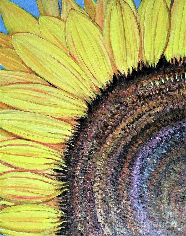 Sunflower Anatomy Painting by Ecinja Art Works