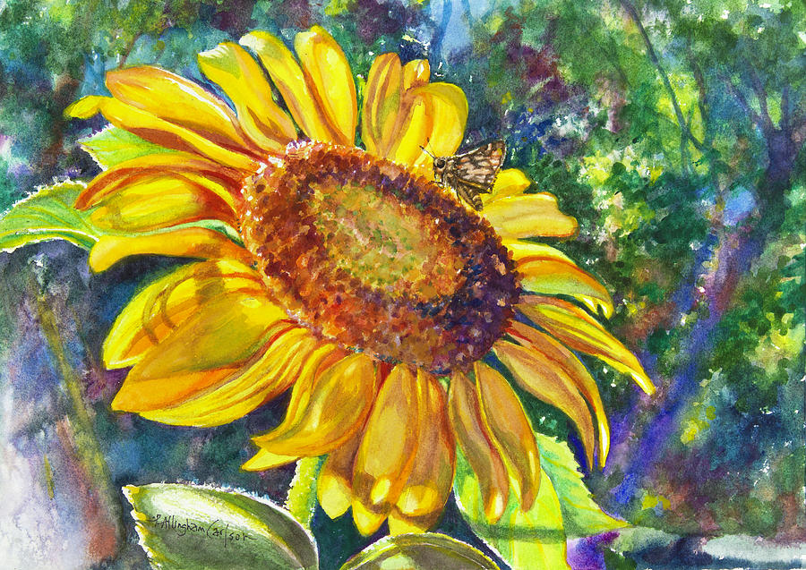 Sunflower And Friend Painting