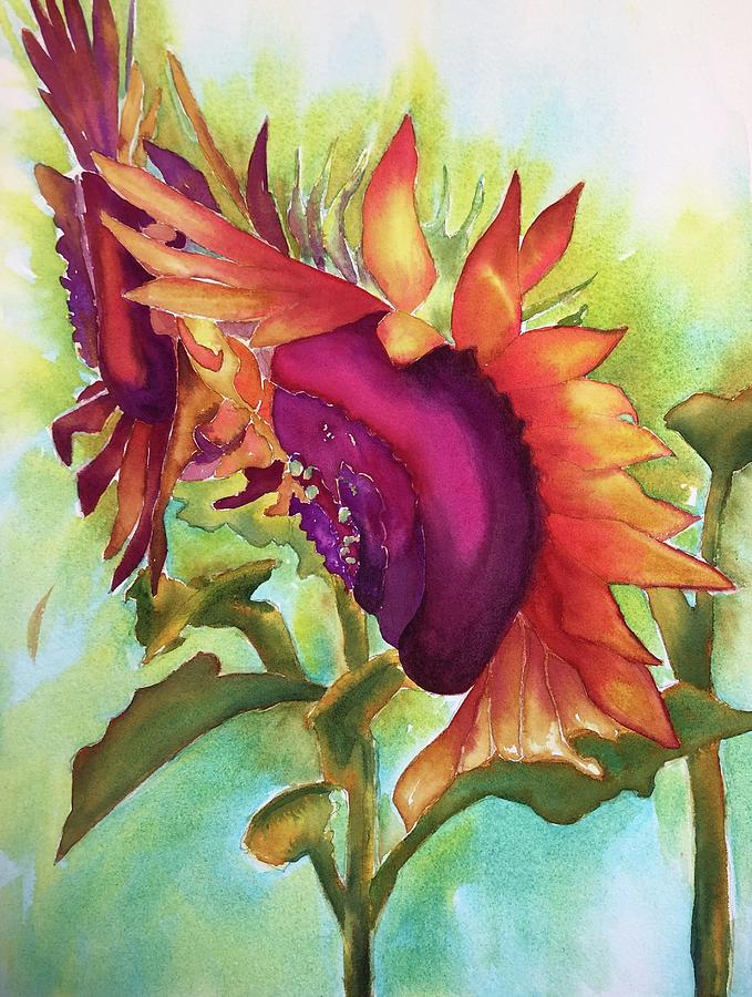 Sunflower  Painting by Tara Moorman