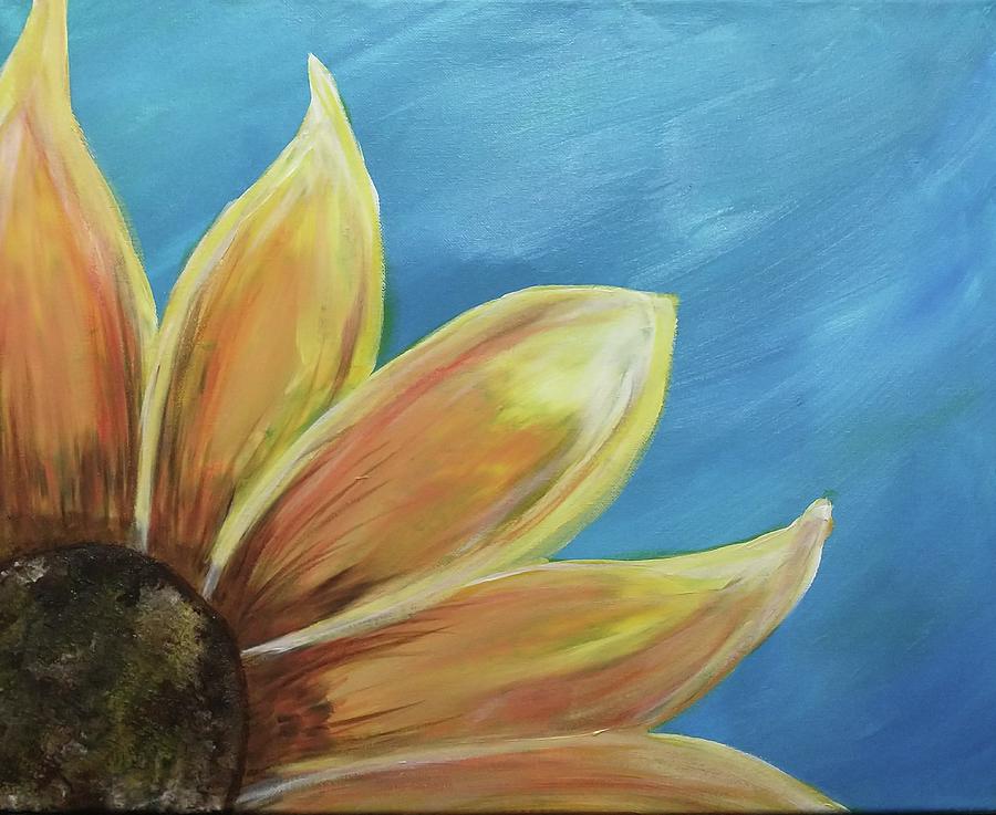 Sunflower Painting by Ashley Malcolm - Fine Art America