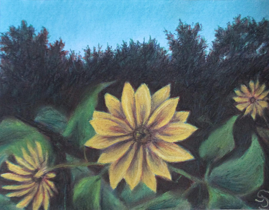 Sunflower Commitment Painting by Jen Shearer