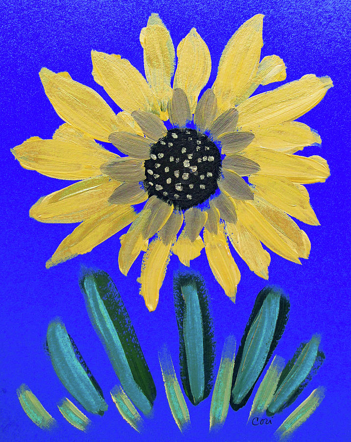 Sunflower Painting by Corinne Carroll