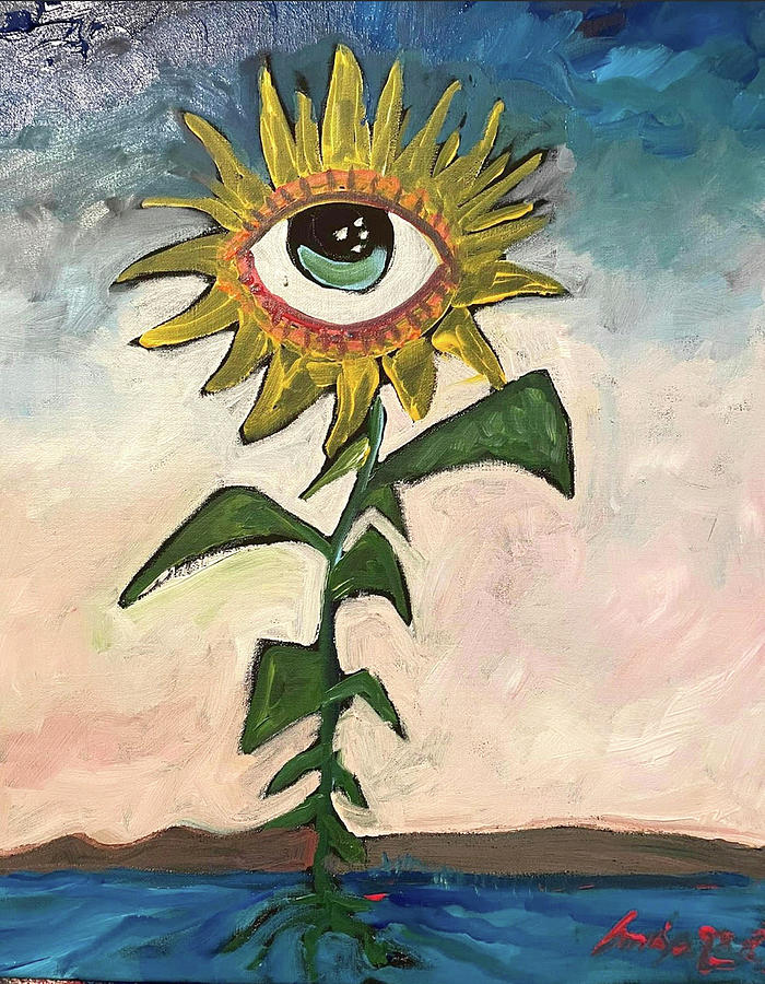 Sunflower Dance Painting by Amzie Adams