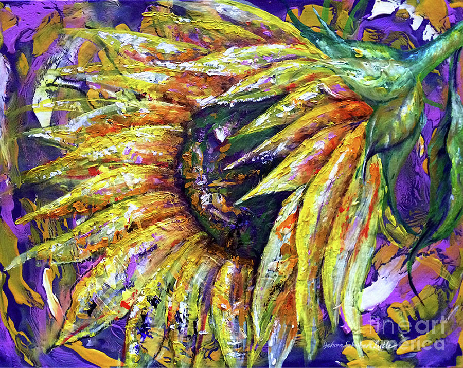 Sunflower Painting - Sunflower by Debora Schubert Lytle