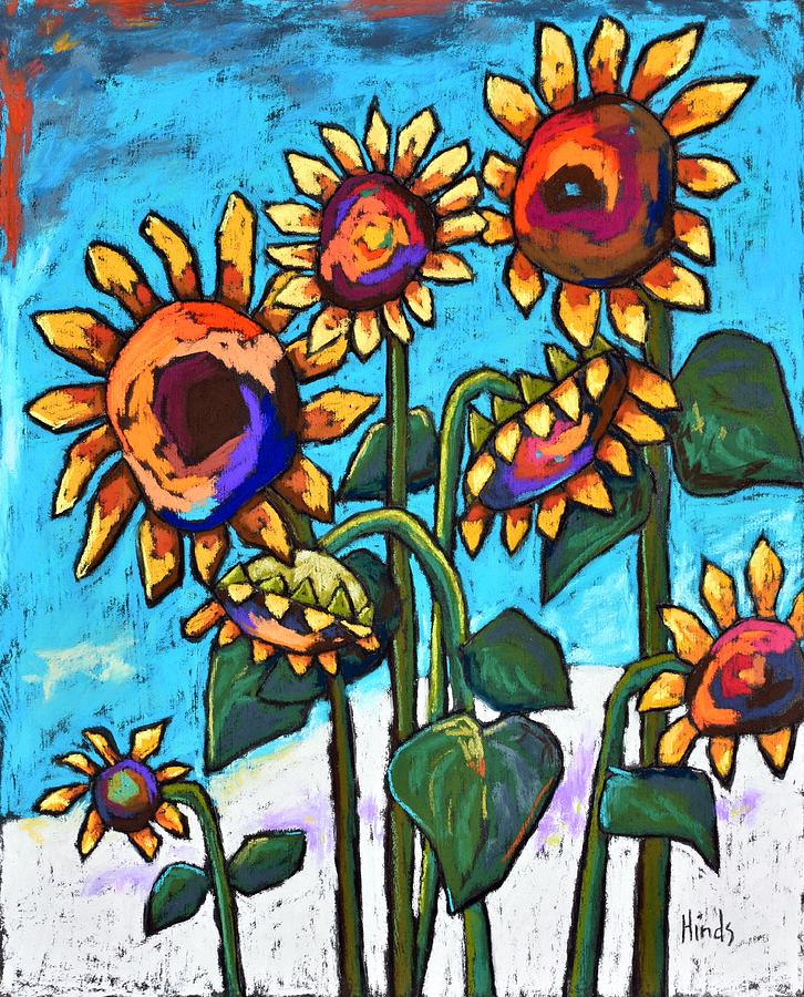 Sunflower Delight Painting by David Hinds - Fine Art America