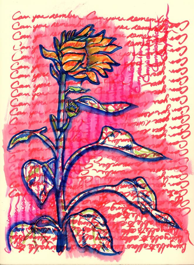 Sunflower for Ukraine Painting by Tammy Nara