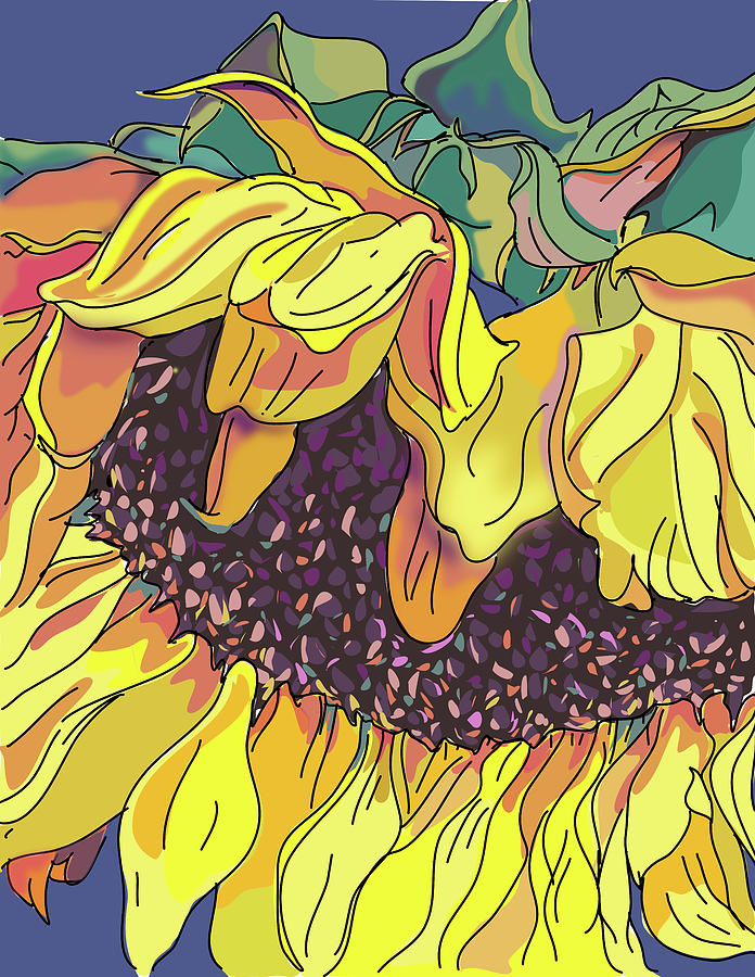 Sunflower for You Digital Art by Susan Camp Hilton