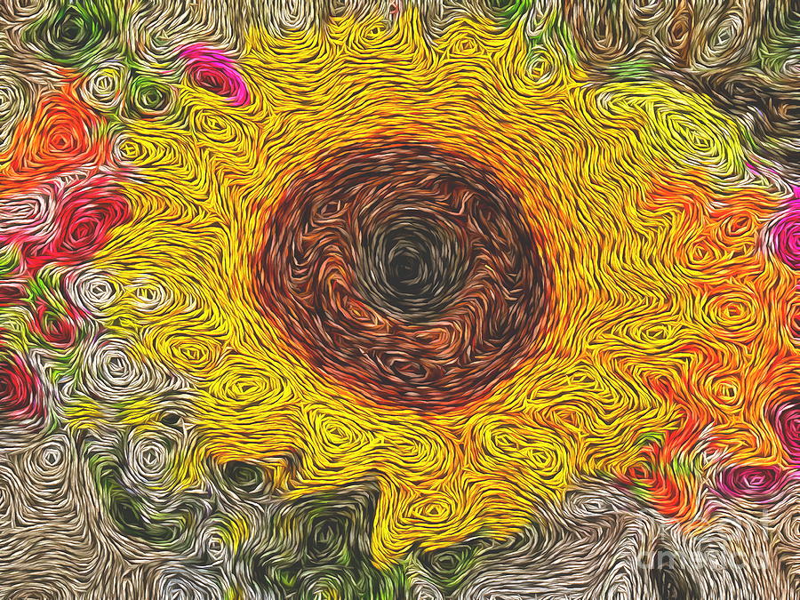 Sunflower Impressions Photograph by Sea Change Vibes