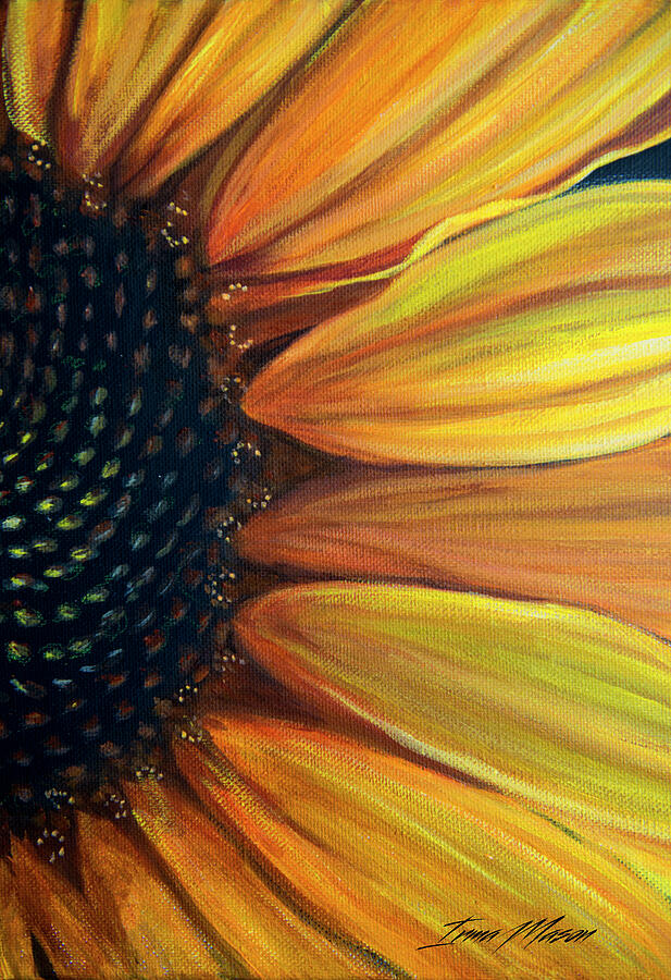 Sunflower in Bloom Painting by Irma Mason - Fine Art America