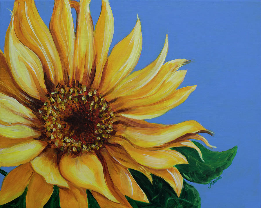 Sunflower Painting By Jill Marino - Fine Art America