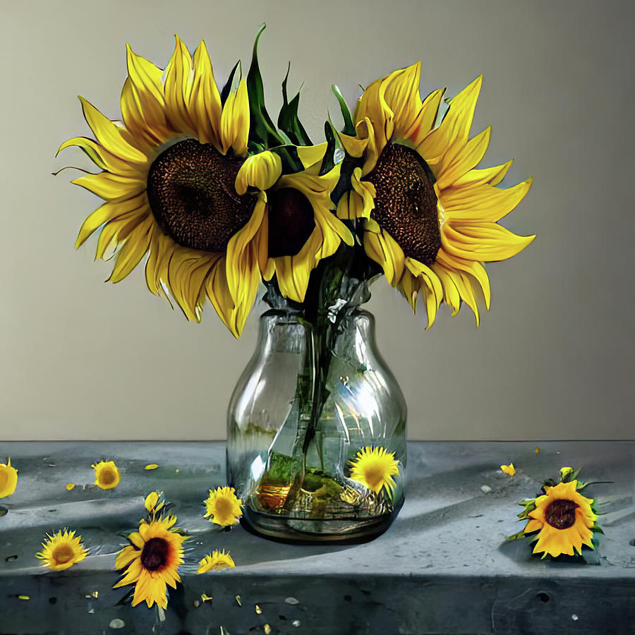 Sunflower Melody Painting by Bob Orsillo