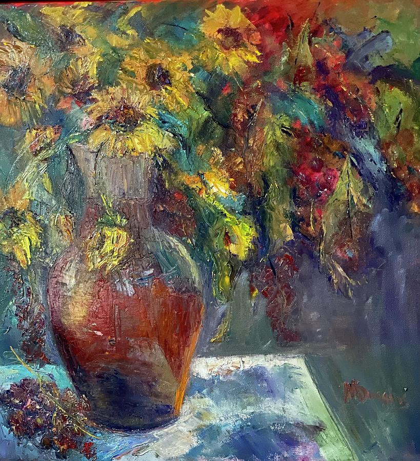 Sunflower melody Painting by Marla Duggins - Fine Art America