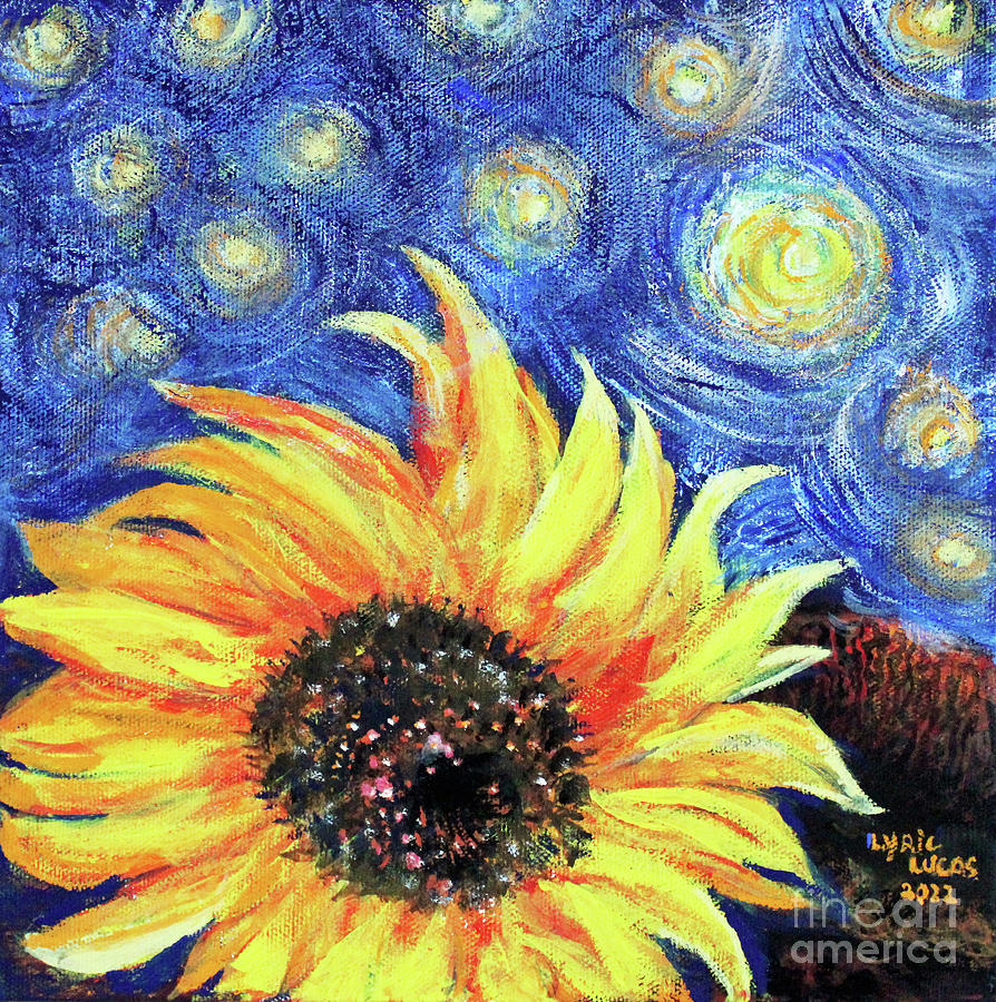 Sunflower Memories Painting by Lyric Lucas