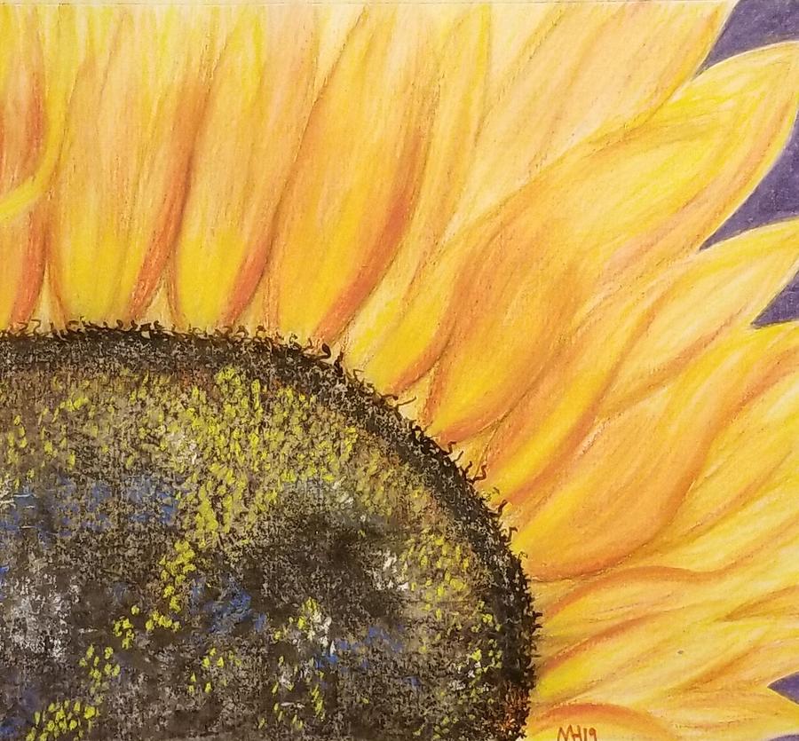 Sunflower Painting by Monica Habib