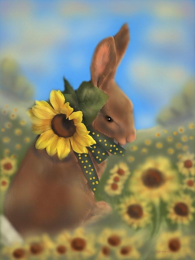 Sunflower Morning Digital Art by Angela Davies