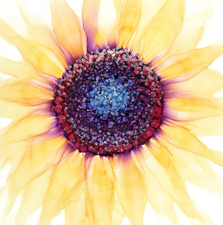 Sunflower of Peace No.4 Painting by Kimberly Deene Langlois
