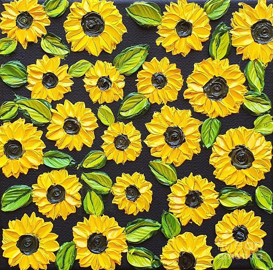 Sunflower Pattern Painting