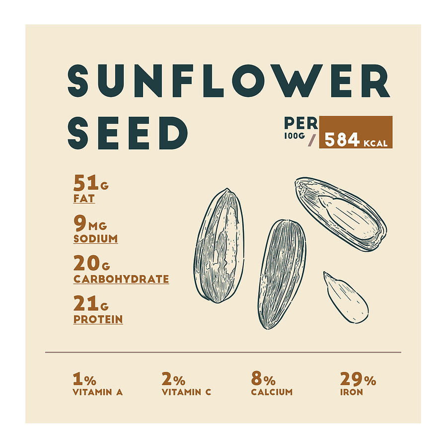 sunflower-seed-nutrition-facts-drawing-by-info-eats