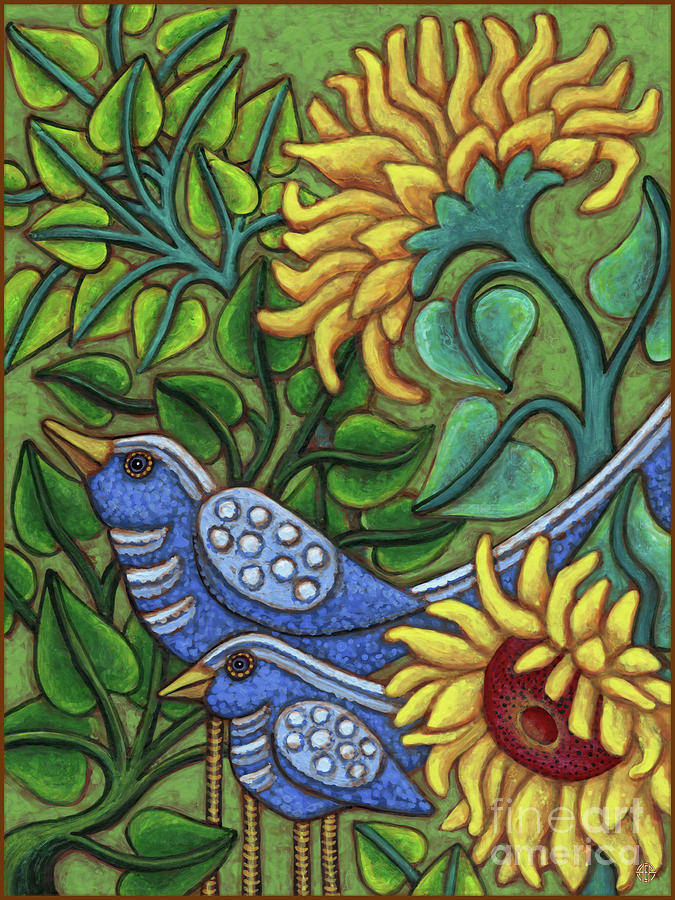 Sunflower Serenade Painting by Amy E Fraser