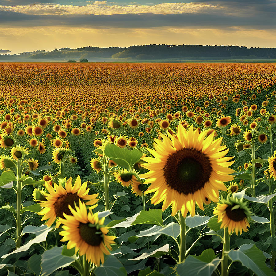 Sunflower Serenade Photograph by Dany Lison