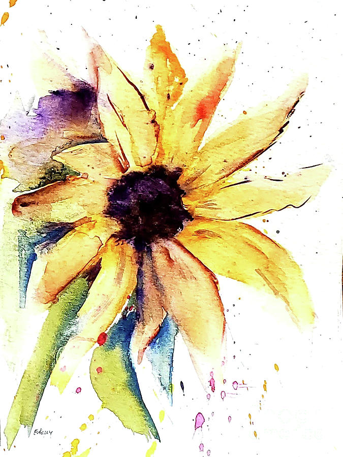 Sunflower Sunshine  Painting by Eileen Kelly