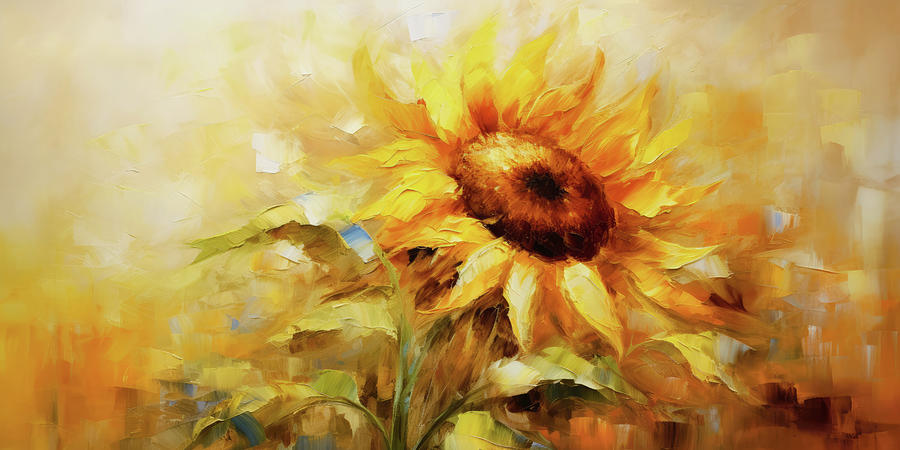 Sunflower Digital Art - Sunflower by Imagine ART