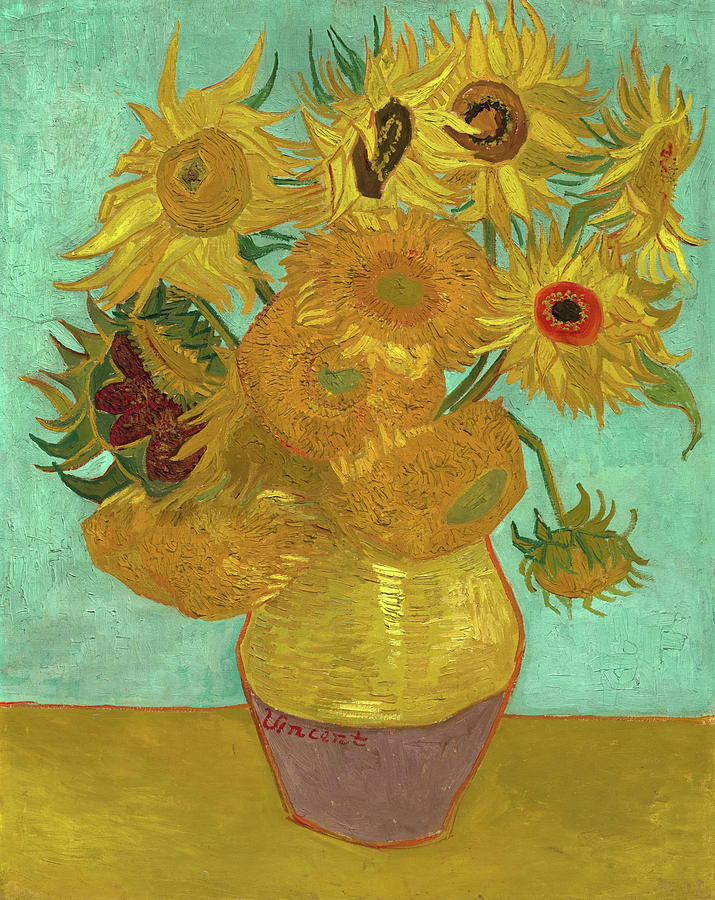 Vincent Van Gogh Painting - Sunflower by Vincent van Gogh