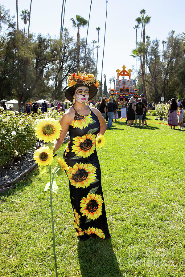 Sunflower Woman Photograph by Nina Prommer