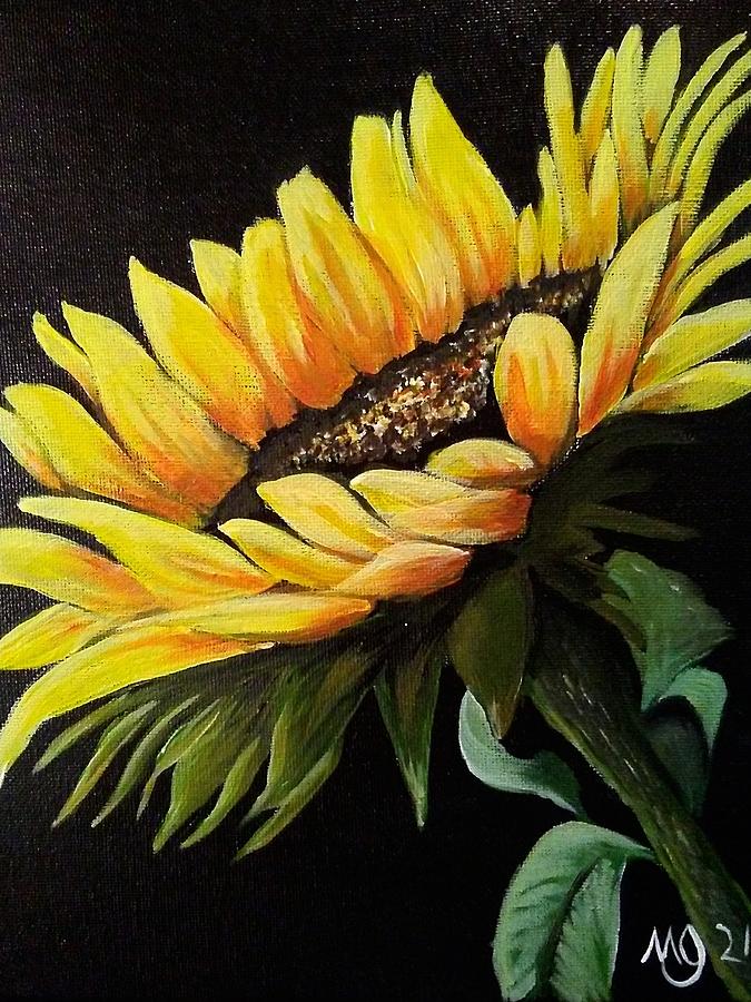 Sunflower4 Painting by Mindy Gibbs