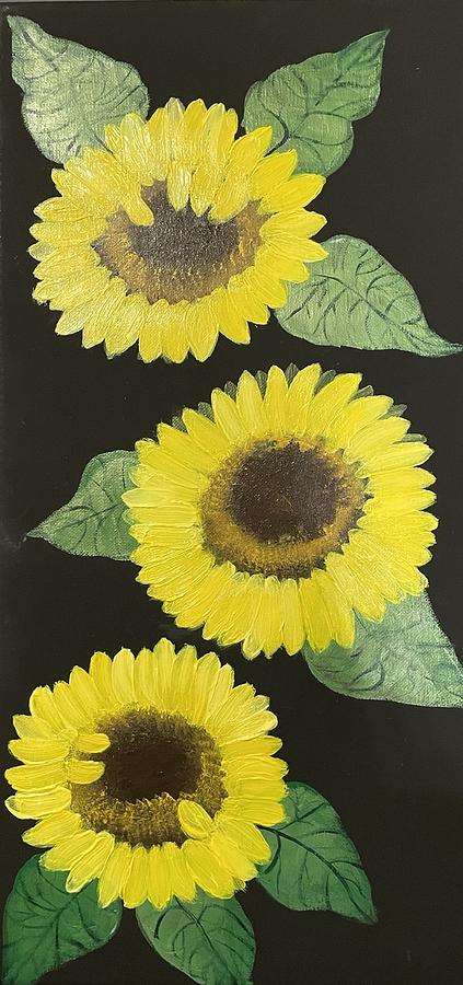 Sunflowers Painting by Debra Vatalaro