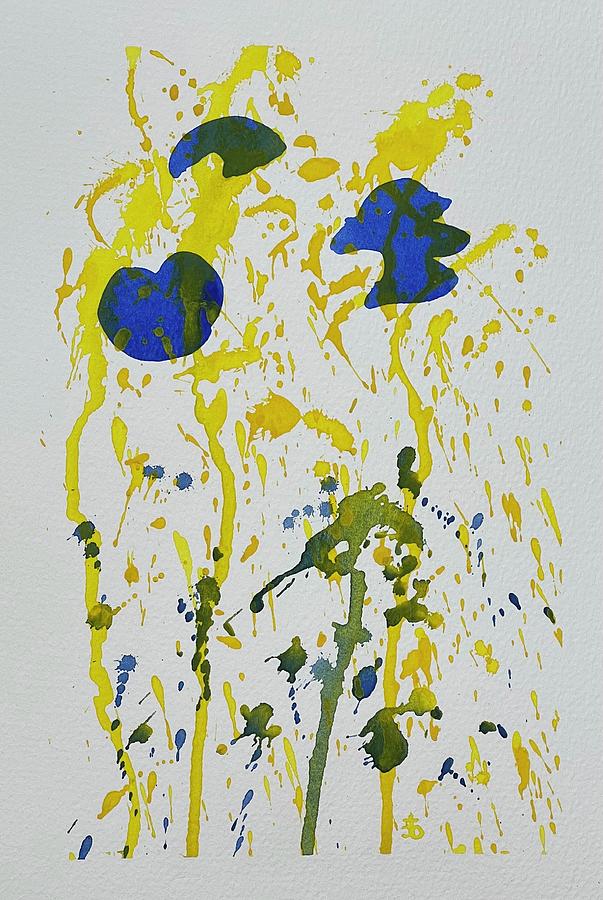 Sunflowers for Ukraine #186 Painting by Cindy Bale Tanner