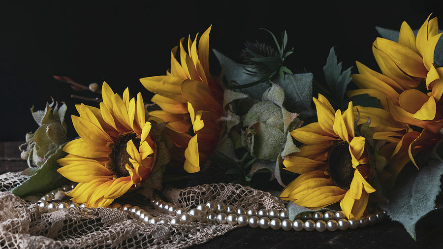 Sunflowers Photograph by Holly Ross