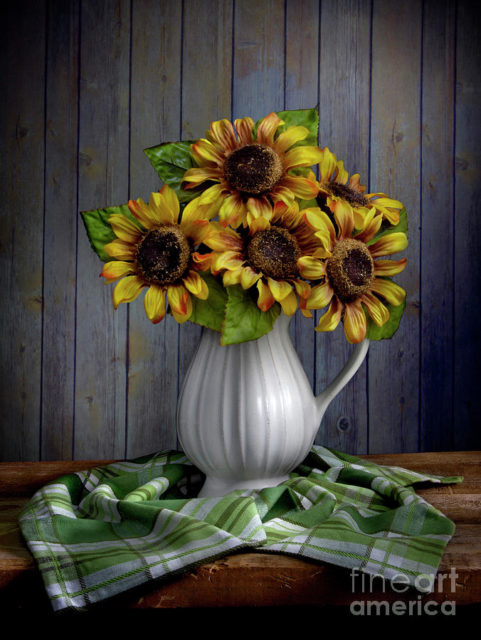 Sunflowers I Photograph by Linda Flicker