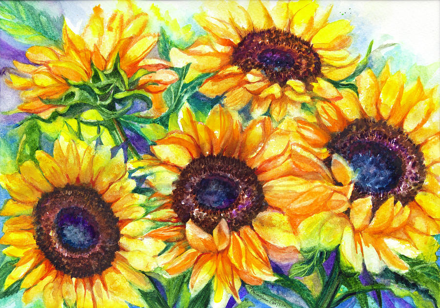 Sunflowers Iv Painting