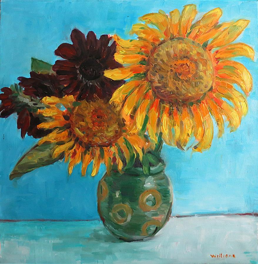 Sunflowers Painting by Jammie Williams - Pixels