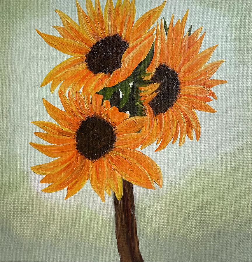Sunflowers  Painting by Lisa White